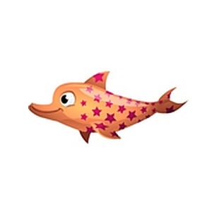 Peach Star Dolphin